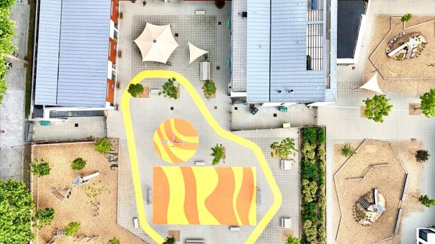 Uderzo Schoolyard by Espace Libre